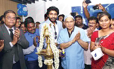 Vikram Prabhu Inaugurates Agarwal Eye Hospital in City