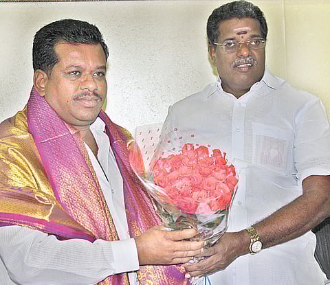 Karnataka Minister Visits UT to Study Government Schemes for Construction Industry workers