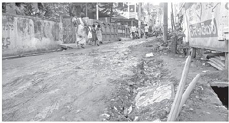 Uncovered Dug Up Roads Make Life Hell in City