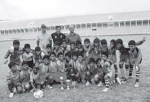 Sathyan Soccer Academy Scaling Heights