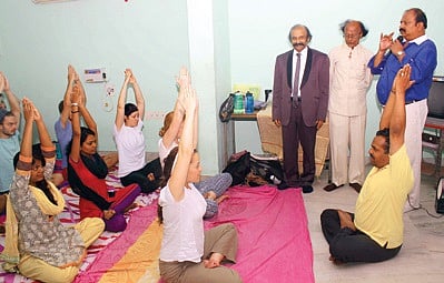 'Practising Yoga Regularly Relieves one of Mental Stress'