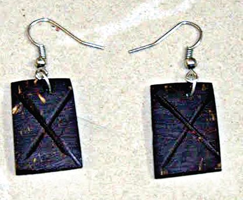 Coconut Shell Earrings