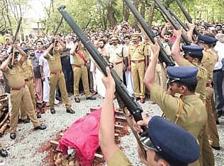 KPP Nambiar Cremated