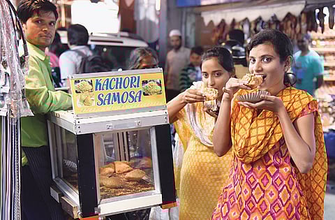 Samosas on wheels