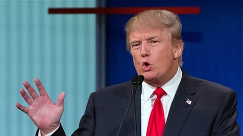 US President Donald Trump 
