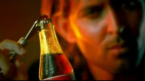 Film star Hrithik Roshan in the Coca-cola advertisementYouTube. 