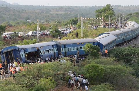 Pictures: Bangalore Nanded Express Train Accident