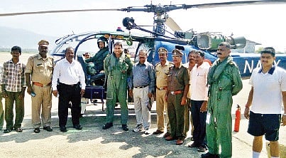 Aerial Seeding Operation Comes to Vizag, Navy to Help