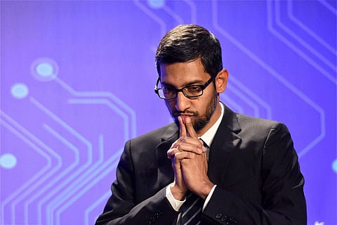 Google CEO Sundar Pichai during the Digital India and Digital Technology dinner function in San Jose | PTI