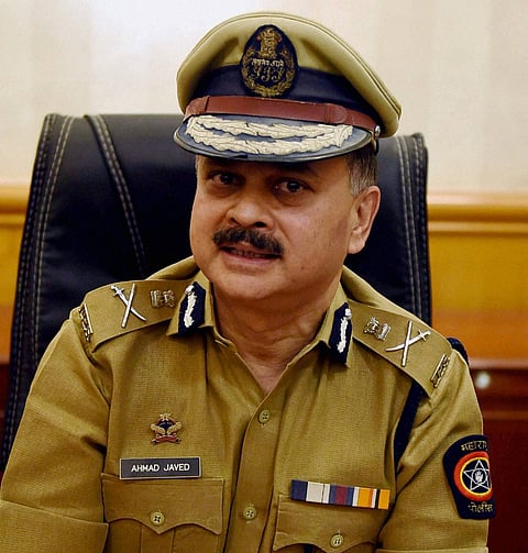 Ahmed Javed addresses a press conference after taking charge as Mumbai Police Commissioner in Mumbai on September 8. | PTI