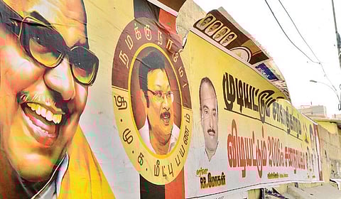 Alagiri's Posters Create Flutter in DMK