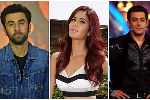 Ranbir Kapoor and Katrina Kaif and Salman Khan | File Photo