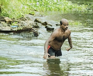Swimming Record with a Difference