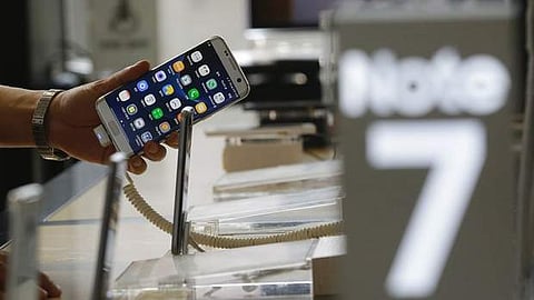 Samsung Galaxy Note 7 mobile phone. (File | AP)