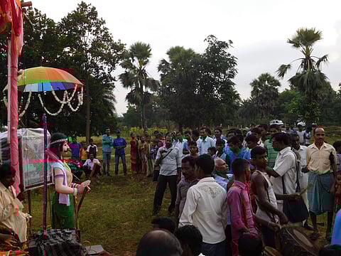 People at Durga Puja in West Bengal  EPS | Aishik Chanda