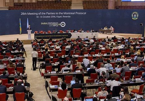 28th Meeting of the Parties to the Montreal Protocol on Substances that Deplete the Ozone Layer, in Kigali | AP