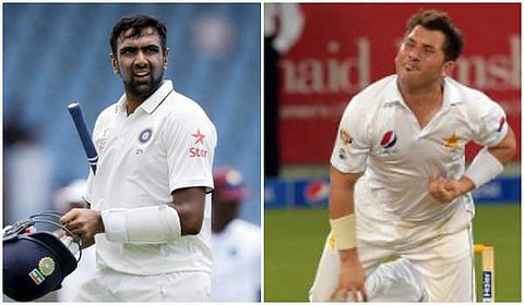 Ravichandran Ashwin and Yasir Shah. | (File | Agencies)