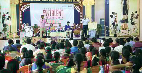 The launch took place at St Louis Institute for the Deaf, Adyar