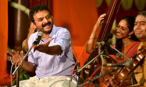 Carnatic music vocalist T M Krishna (A Raja Chidambaram|EPS)