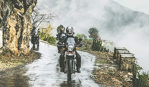 Thumping along the Royal Enfield way