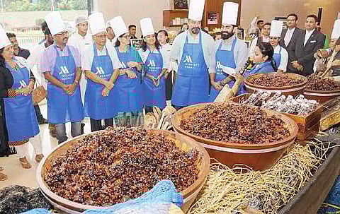 The annual cake mixing event held at Casino hotel