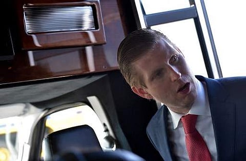 Eric Trump (Photo |AFP)