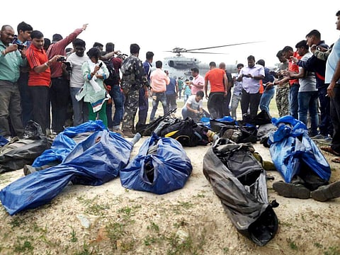Forces killed of 24 Naxalites, including some top Maoist leaders.