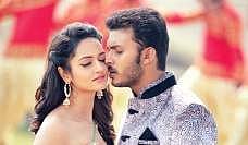 A still from Saheba starring Manoranjan and Shanvi Srivastava
