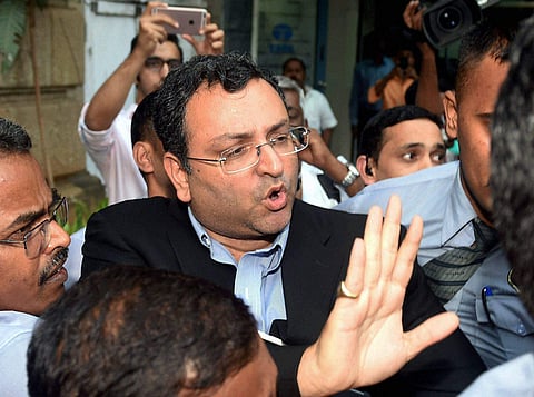 Ousted chairman of Tata Sons, Cyrus Mistry, leaves the Bombay House in Mumbai on Wednesday | PTI