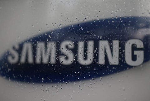 The logo of Samsung Electronics is seen at its headquarters in Seoul. ( File photo | Reuters)