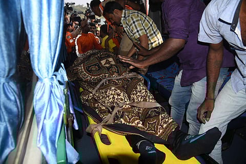 Dead Body of  Uday found at Thippagondanahalli. (EPS)