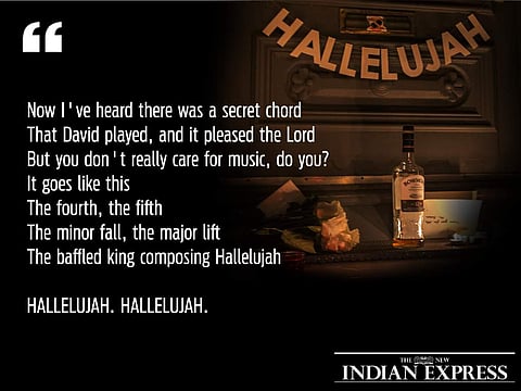 Cohen apparently went through 80 drafts for the lyrics of this song. (File: AP)