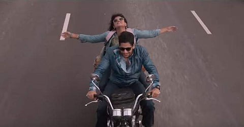 A screen grab from Sahasam Swasaga Sagipo trailer