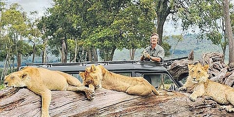  Jonathan Scott in a still from his TV show