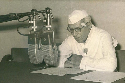 Born in 1889, Jawaharlal Nehru took office as the first Prime Minister of India on Independence Day. He is fondly called as 'Chacha' Nehru for investing time and effort in childrens' education. (PTI)