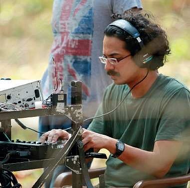 Jayadevan Chakkadath, who does sound recording on locations