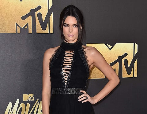 Kendall Jenner arrives at the MTV Movie Awards. (File Photo | AP)