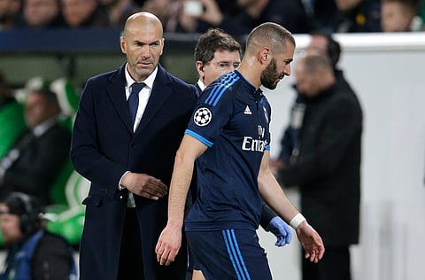 Real Madrid striker Karim Benzema. | AP