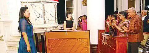 Ashwati Parameshwar performing at St Marks Cathedral