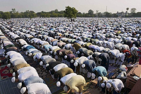 Photo for representation purpose | Muslims praying during Eid | PTI