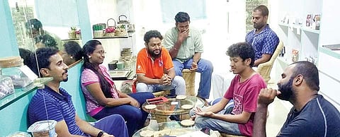 From top: people at the book meet up, quora meet up and the weirdo meet up