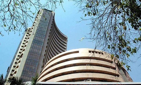 Sensex falls 146 points on F&O expiry, weak rupee