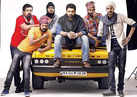 Giri Krishna,  Pramod Shetty, Rajath, Ashwin Rao Pallaki and Chandan with Rakshit Shetty