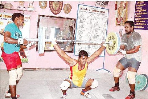 Weightlifters sweat it out at Atlas Gym at Sathuvachari in Vellore | s dinesh
