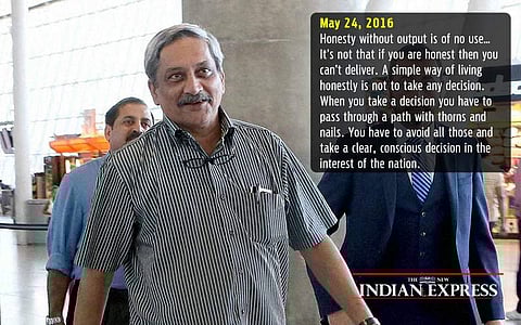 Controversy's child: Statements made by Defence Minister Manohar Parrikar