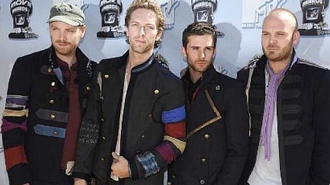British rock band Coldplay 