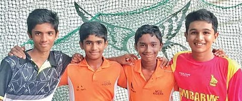 Anuraj S S, Abhishek J Nair, Abhi Biju and Rohan Nair