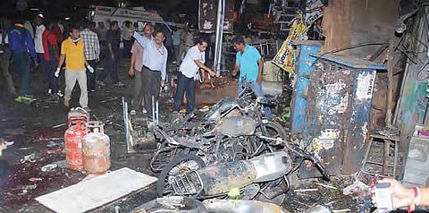 File picture of Dilsukhnagar blast site