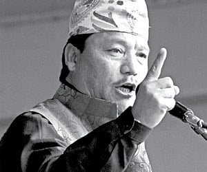Gorkha Janamukti Morcha chief Bimal Gurung.(File photo)
