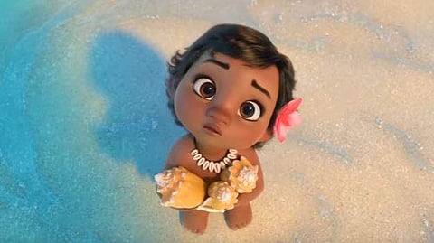 Youtube screengrab of Moana trailer
